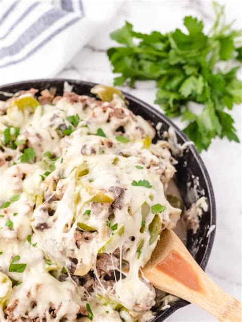 Low Carb Philly Cheese Steak Recipe Whole Lotta Yum