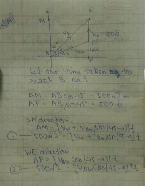 Example 6 33 An Aircraft Flies 400 Km H In Still Air A Wind Of 200 2