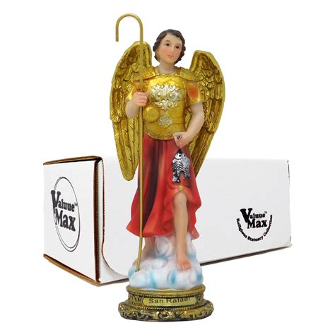 Valuuemax Saint Raphael Archangel Statue L Finely Detailed Resin