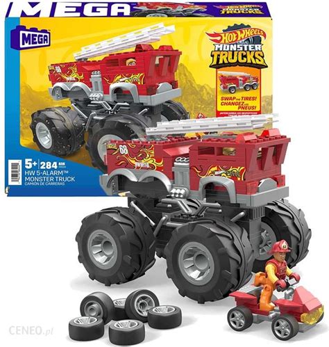 Mega Hot Wheels Monster Trucks Alarm Azik Atv Pojazd Do Zbudowania