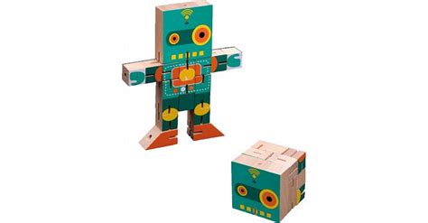 Robot Cube | European Wood Puzzles | Puzzle Master Inc