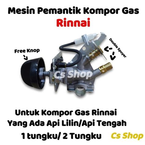 Jual Mesin Pemantik Kompor Gas Double Original Ada Api Lilin Pemantik