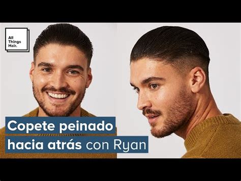 Peinar El Pelo Hacia Atrás Para Hombres Pelo Natural