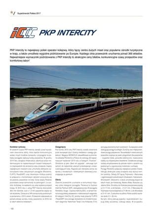 Case Study Marki PKP Intercity Z Albumu Superbrands Polska 2017 PDF