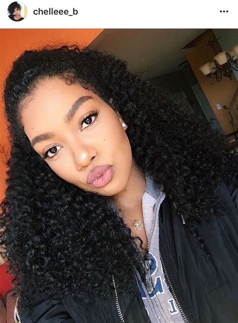 Long Naturally Curly Hair Pink Nude Lipstick Hairdos For Curly Hair Feed In Braids Hairstyles