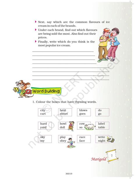 Ncert Book For Class 5 English Chapter 1 Ice Cream Man Indcareer Schools