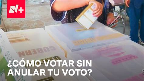 Elecciones 2024 Cómo votar y no anular tu voto en el intento En