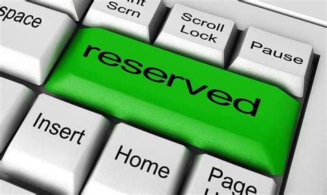 Reserved Sign Stock Photos, Images and Backgrounds for Free Download