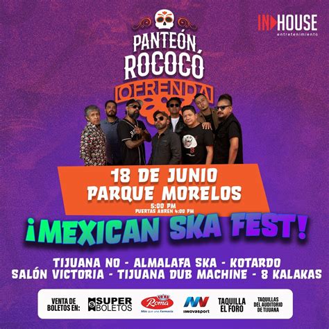 Mexican Ska Fest En Tijuana Tijuana Eventos Conciertos Festival