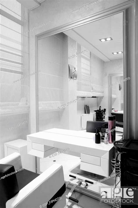 Interior Of Modern Beauty Salon Stock Photo Picture And Low Budget