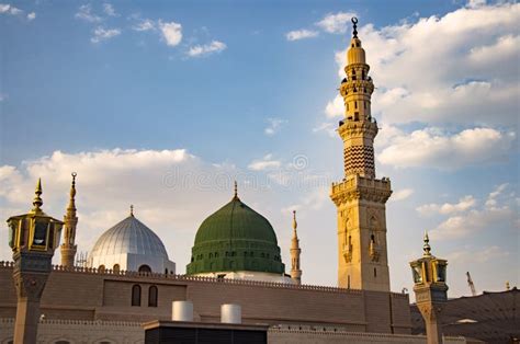 Moschea Del Profeta Masjid Nabawi A Madinah Almunawwarah Immagine