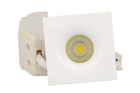 Ledlux Mini Faretto Led Da Incasso Quadrato W Bianco Caldo Gradi