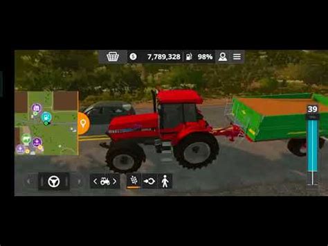 Playing Fs Farming Simulator Selling Crop By Tractor