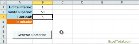 Cómo generar números aleatorios únicos en Excel Excel Total