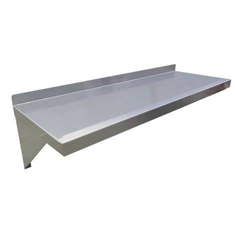 HUBERT® 18 Gauge Stainless Steel Wall Shelf - 60"L x 12"W