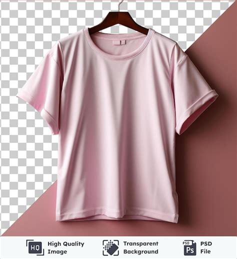 Fundo Transparente Psd Uma Camiseta Branca Pendurada Em Um Gancho