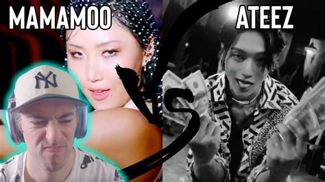 Mamamoo Vs Ateez Kpop Tournament First Time Reactions YouTube