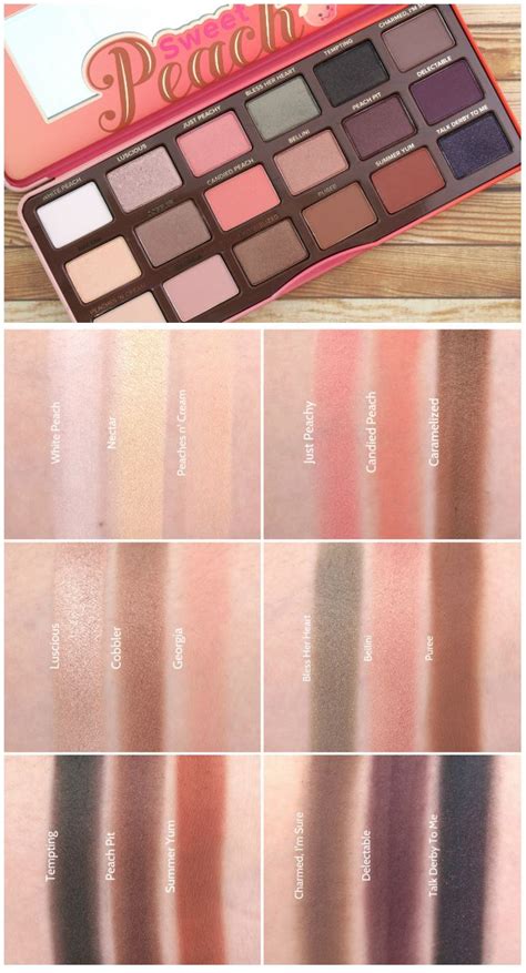 Too Faced Summer 2016 Sweet Peach Eyeshadow Palette Review And