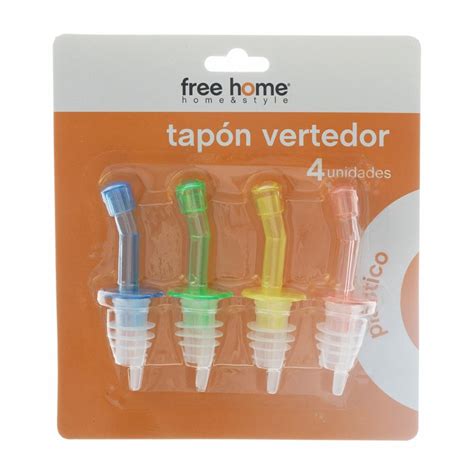 Set Tapones Vertedores FREE HOME X 4 Piezas AKI