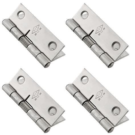 Buy MTQY Spring Hinge 4PCS 50mm 2inch 304 Stainless Steel Self Closing