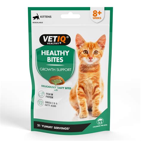 Vetiq Healthy Bites Growth Support Kitten Treats Uk