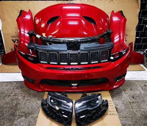 Jeep Grand Cherokee Trackhawk Complete Front Bumper Hood Fenders Headlights Jeep Grand