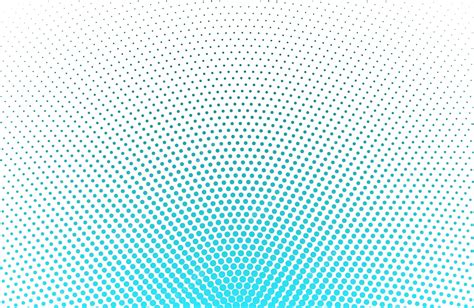 Premium Vector Blue Round Halftone Pattern