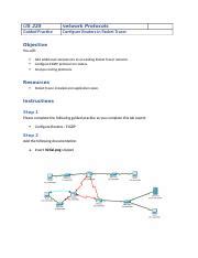 Guided Practice Configure Routers EIGRP Report BR Docx CIS 225 Guided