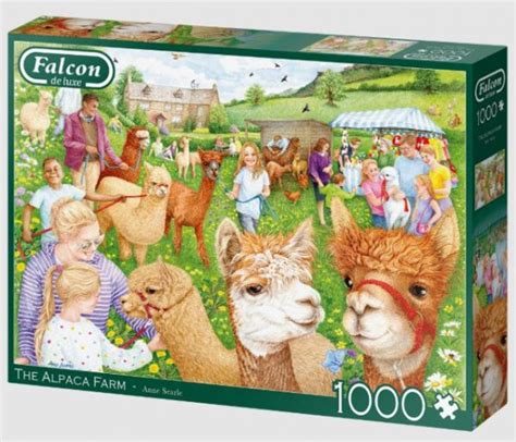 Falcon Legpuzzel The Alpaca Farm 1000 Stukjes De PuzzelGigant Nl