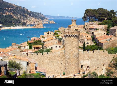 Spain Catalonia Tossa De Mar High Resolution Stock Photography And