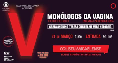 Monólogos da Vagina a de março no Coliseu Micaelense Rádio Atlântida