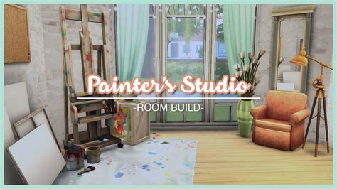 Painters Studio The Sims 4 Room Build Youtube