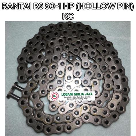 Roller Chain Rantai Rs Hp Rs Hp Kc Rs Single Hollow Pin Kc Rs