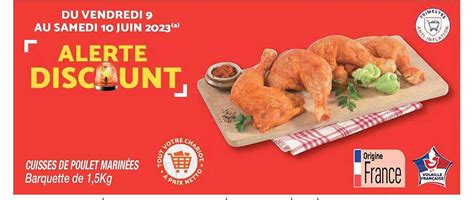 Promo Cuisses De Poulet Marinées chez Netto iCatalogue fr