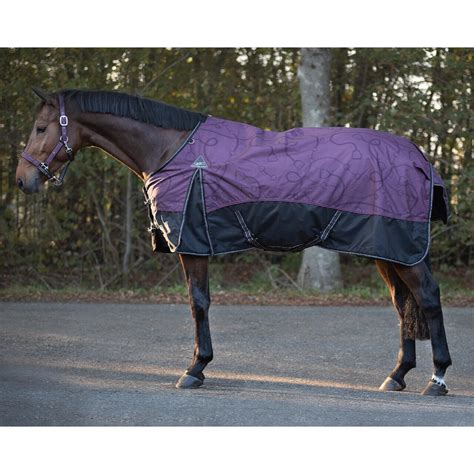 Couverture polaire imperméable pour cheval QHP collection Mystical 50gr