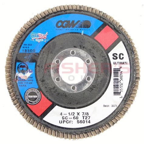 Cgw Silicon Carbide Ultimate Type Flap Disc Grit