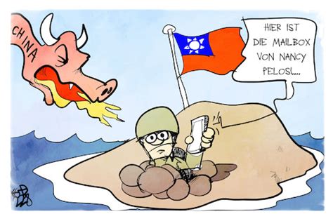 Taiwan Konflikt Von Kostas Koufogiorgos Politik Cartoon TOONPOOL