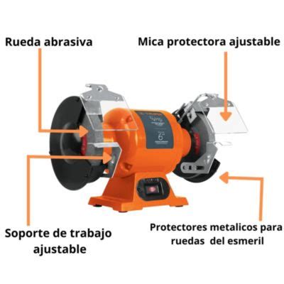 Ripley ESMERIL AMOLADORA TRUPER EBA 650 260 220 V DE BANCO