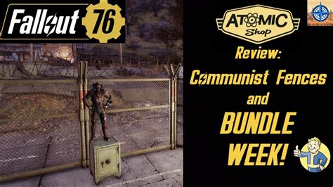 Fallout 76 Atomic Shop Item Review Communist Fences And Bundles Week