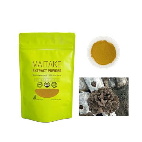 20 Beta Glucan USDA Approved Pure Natural Maitake Extract Powder China