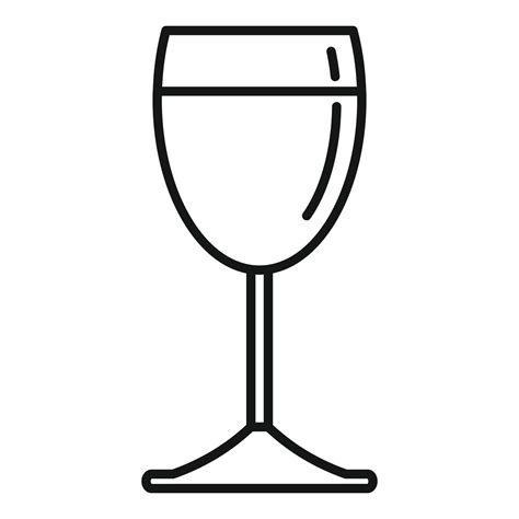 Tasting Wine Glass Icon Outline Style 14504969 Vector Art At Vecteezy