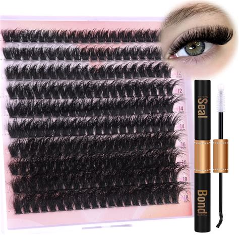 Ruairie Lash Extension Kit 200pcs Eyelash Cluster Eyelash