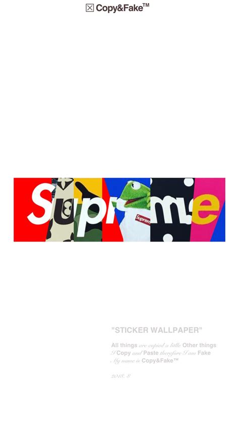 Supreme Wallpaper "STICKER WALLPAPER" | Supreme wallpaper, Hypebeast ...