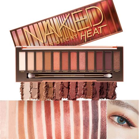 漂釀的眼影盤 Urban Decay NAKED HEAT 暖棕橘紅色系 12色眼影盤 美妝保養 臉部護理 面部 化妝品在旋轉拍賣