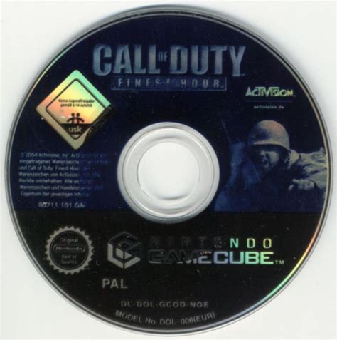 Call of Duty: Finest Hour (2004) GameCube box cover art - MobyGames