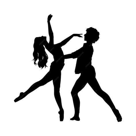 Premium Vector Dancing Couple Of People Dancing Men And Women