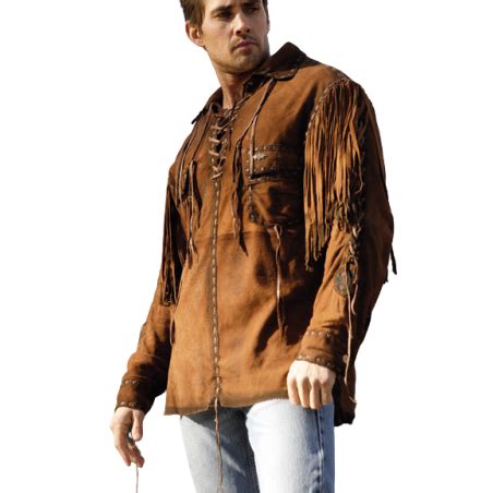 Chemise Daim Franges Crockett