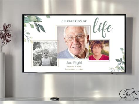 Memorial Slideshow With Music for Man Celebration of Life - Etsy