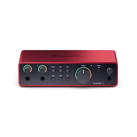 Focusrite Scarlett 2i2 4th Gen Audio Interface