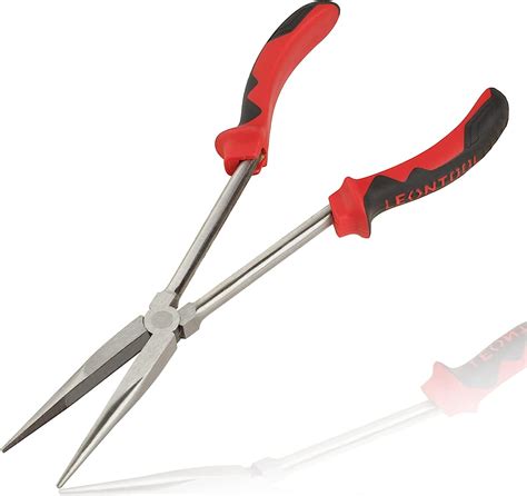 Leontool Inch Long Reach Long Nose Pliers With Serrated Jaws